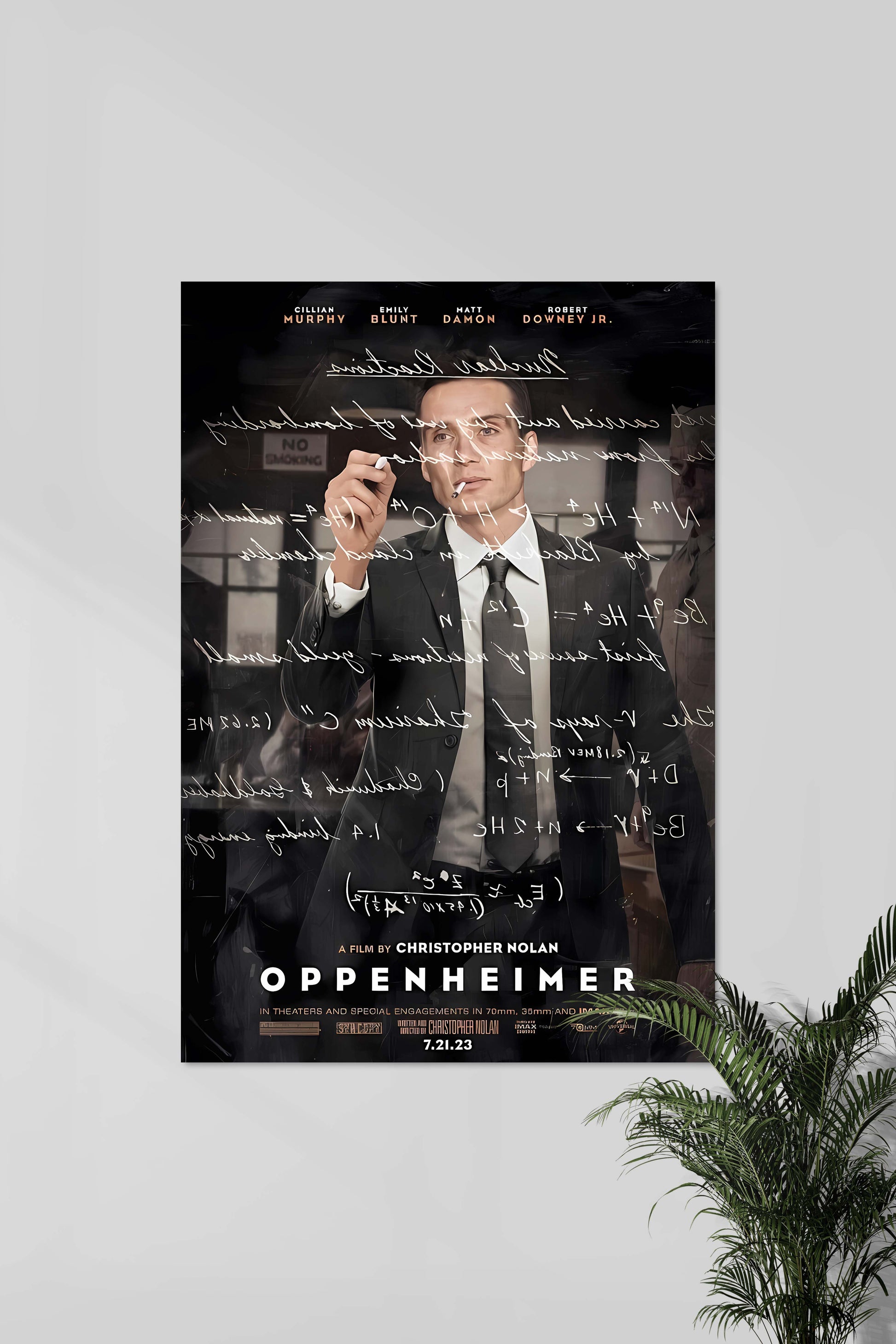 OPPENHEIMER #01 | Christopher Nolan Film Poster | Muurdecoratie | Wanddecoratie | Posters | Kunst