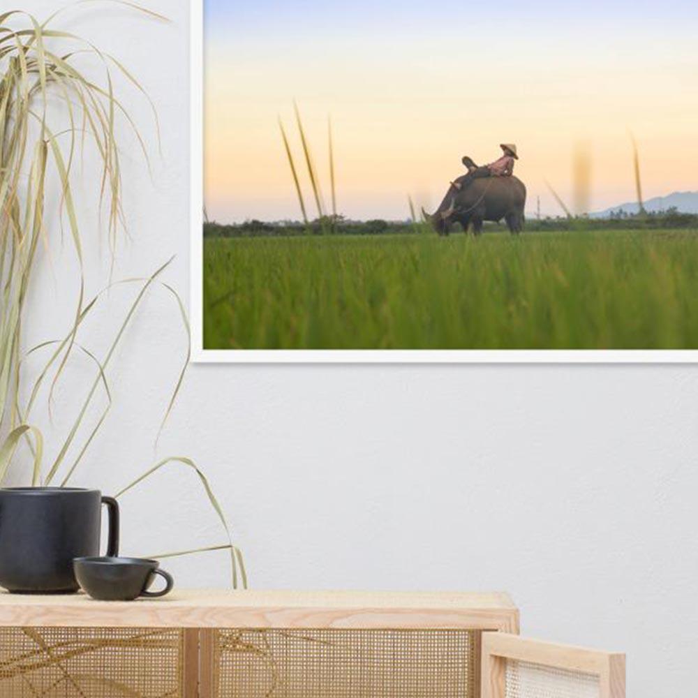 Peaceful Evening | Wanddecoratie | Muurdecoratie | Posters | Schilderijen | Canvas kunst | Kunstwerk voor thuis