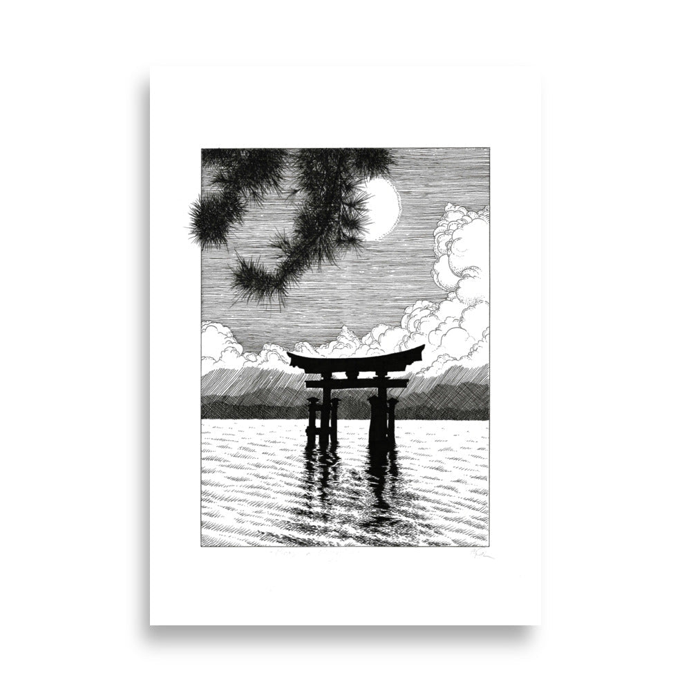 Miyajima Poster | Wanddecoratie | Muurdecoratie Huis en Tuin | Kunst Posters en Prenten