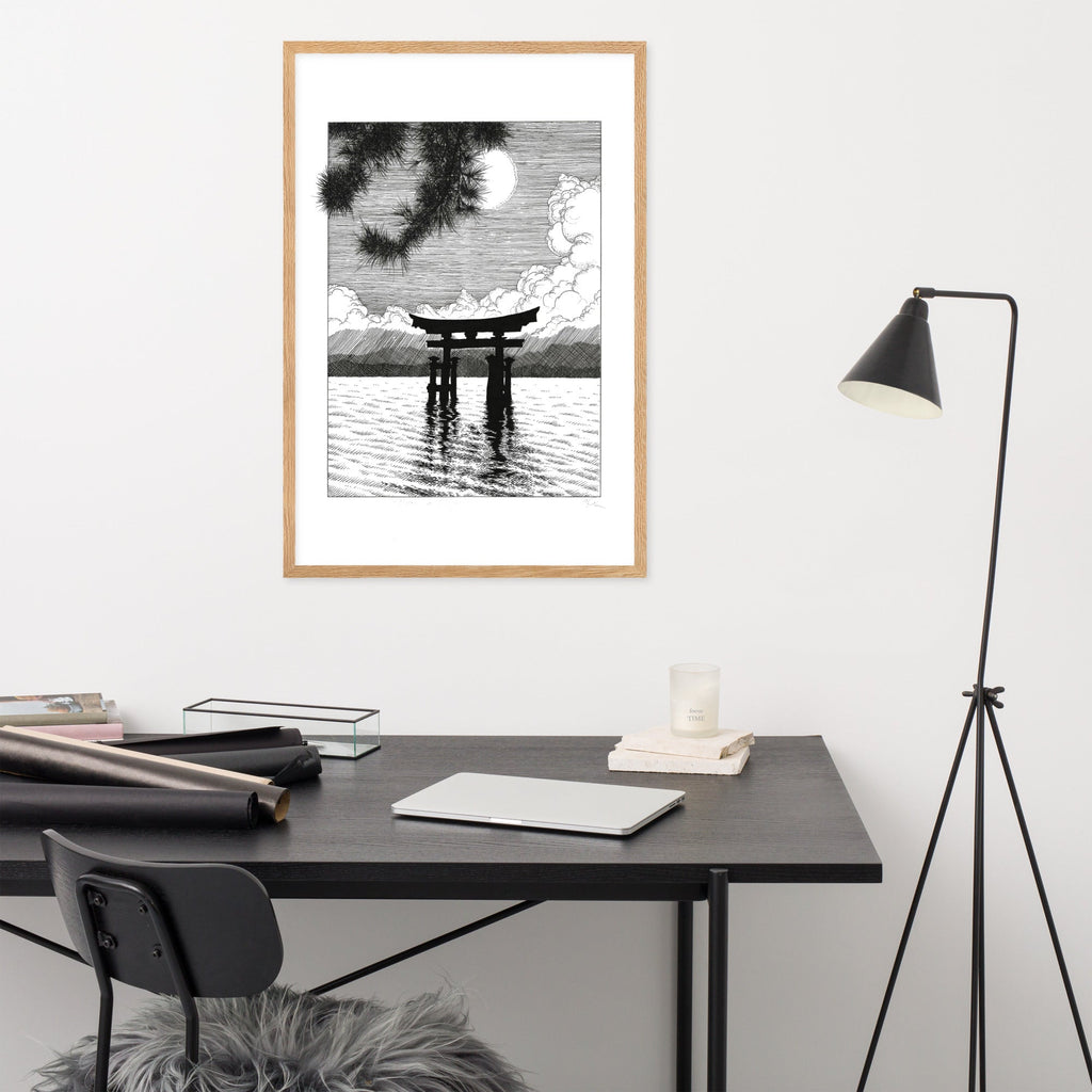 Miyajima Poster | Wanddecoratie | Muurdecoratie Huis en Tuin | Kunst Posters en Prenten