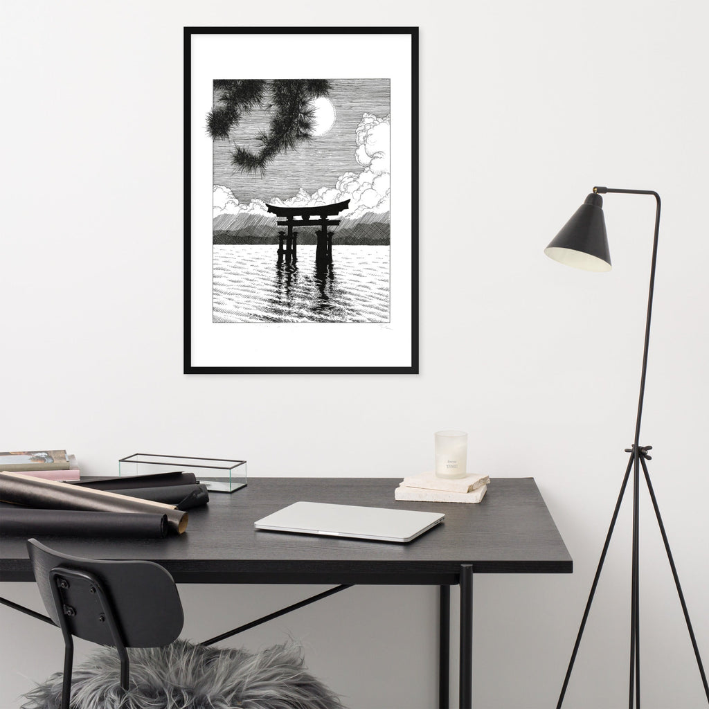 Miyajima Poster | Wanddecoratie | Muurdecoratie Huis en Tuin | Kunst Posters en Prenten