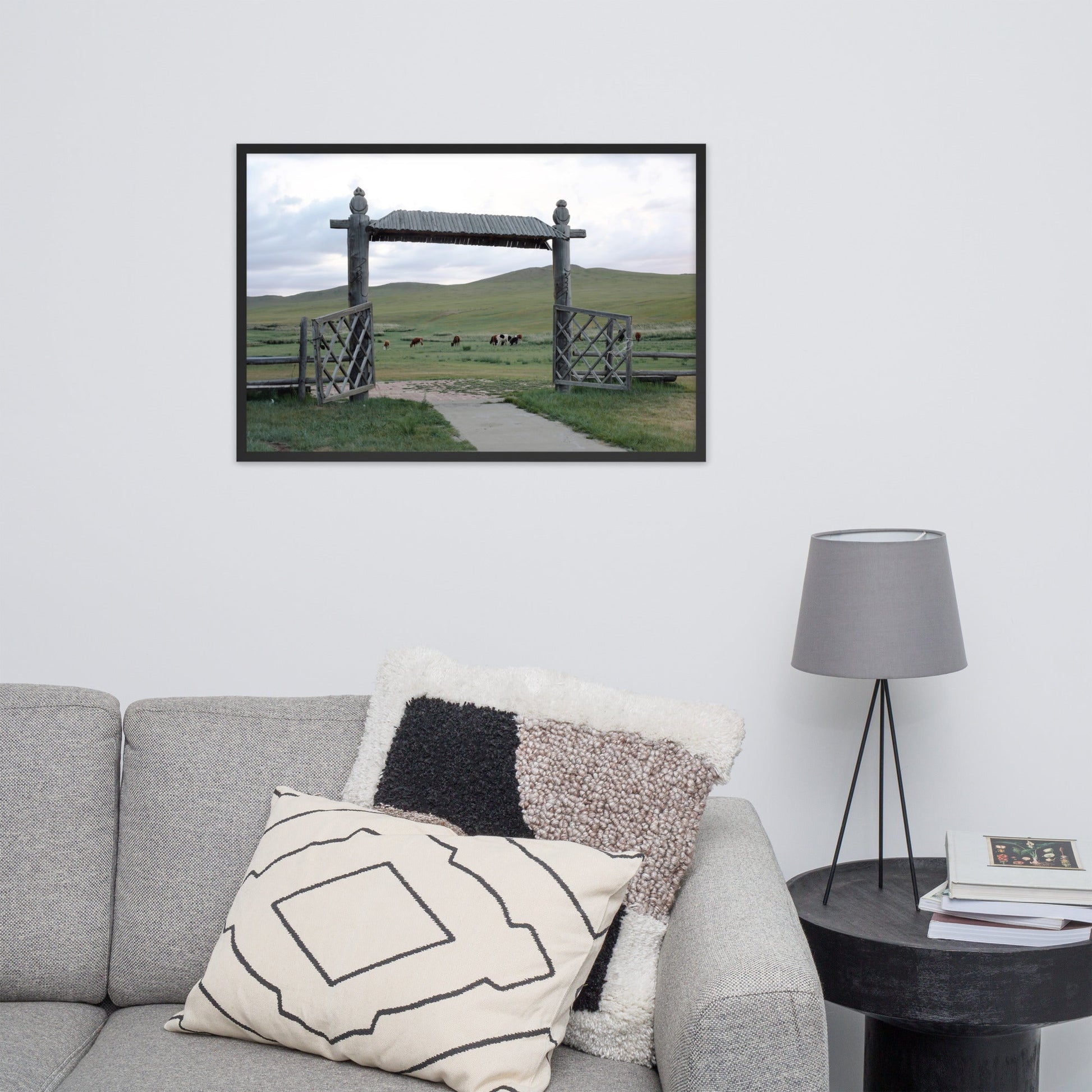 The gateway to the steppes of Mongolia | Muurdecoratie | Wanddecoratie | Posters | Kunst voor Thuis