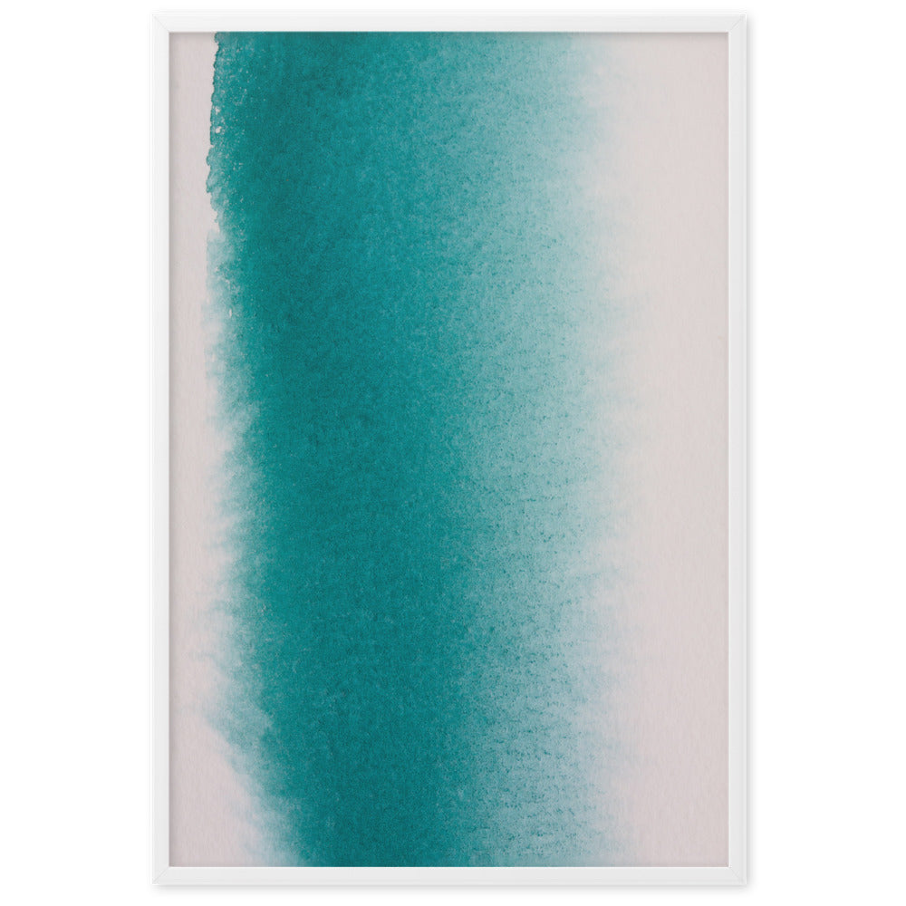 White Beach Scenic View Poster | Muurdecoratie Tranquil Seaside | Schilderijen voor Wanddecoratie