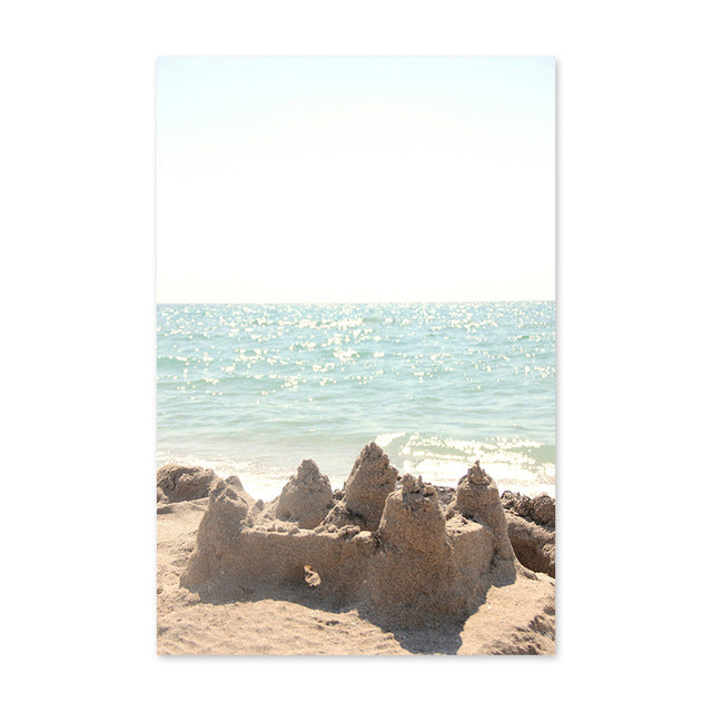 Tropical Beach | Ocean Sunset | Muurdecoratie | Schilderijen aan Zee | Posters Landschap | Nautische Wanddecoratie | Woonkamer Muurdecoratie