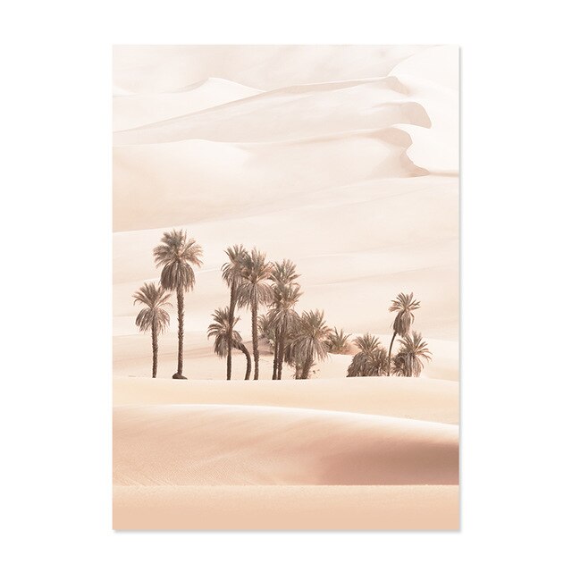 Desert Landscape Poster | Sunset Muurdecoratie | Natuur Wanddecoratie | Fotokunst | Woondecoratie