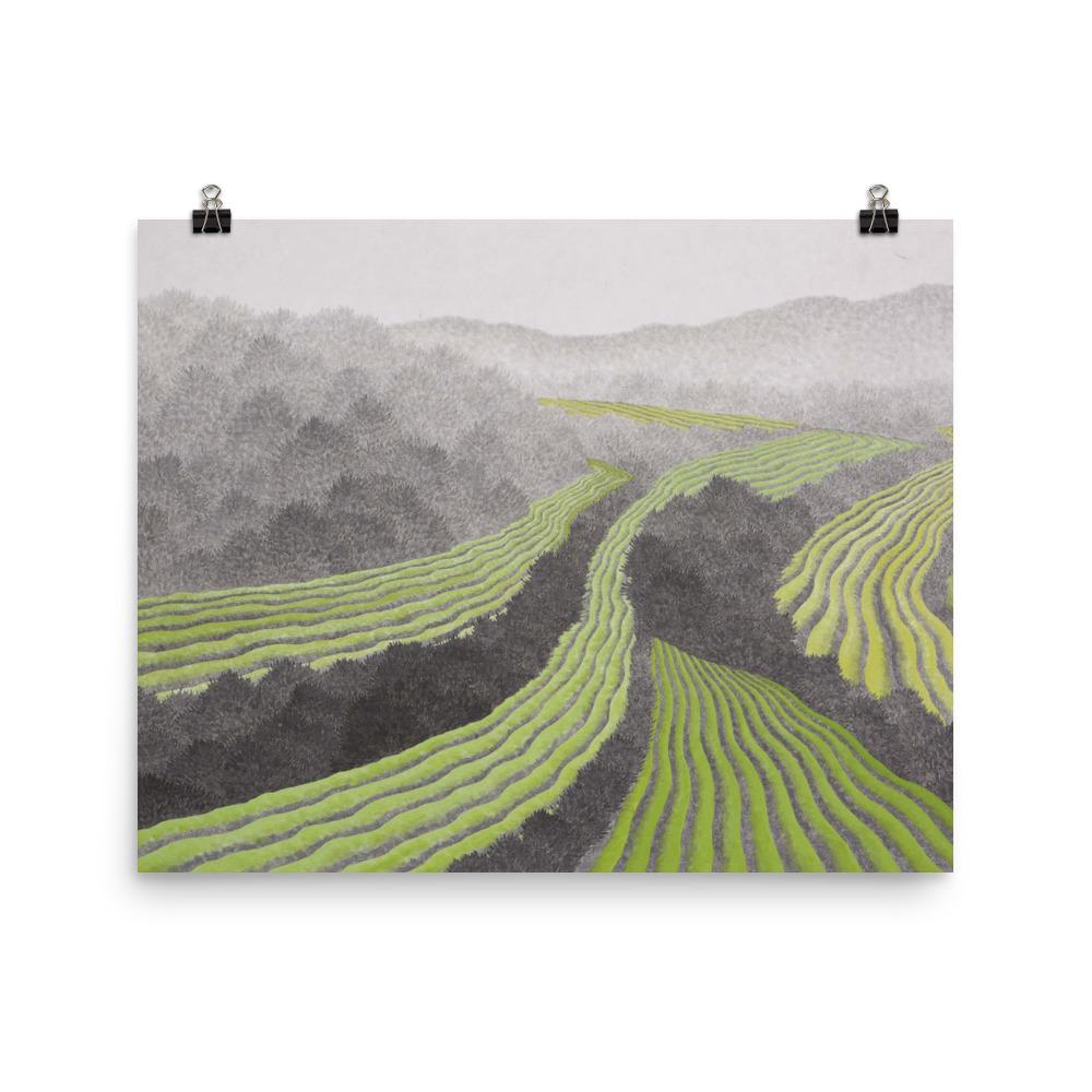 Rice field | Muurdecoratie | Wanddecoratie | Posters | Schilderijen | Canvas Kunst | Kunst voor Huis en Tuin