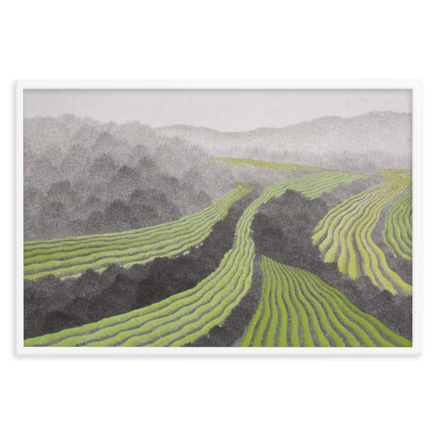 Rice field | Muurdecoratie | Wanddecoratie | Posters | Schilderijen | Canvas Kunst | Kunst voor Huis en Tuin