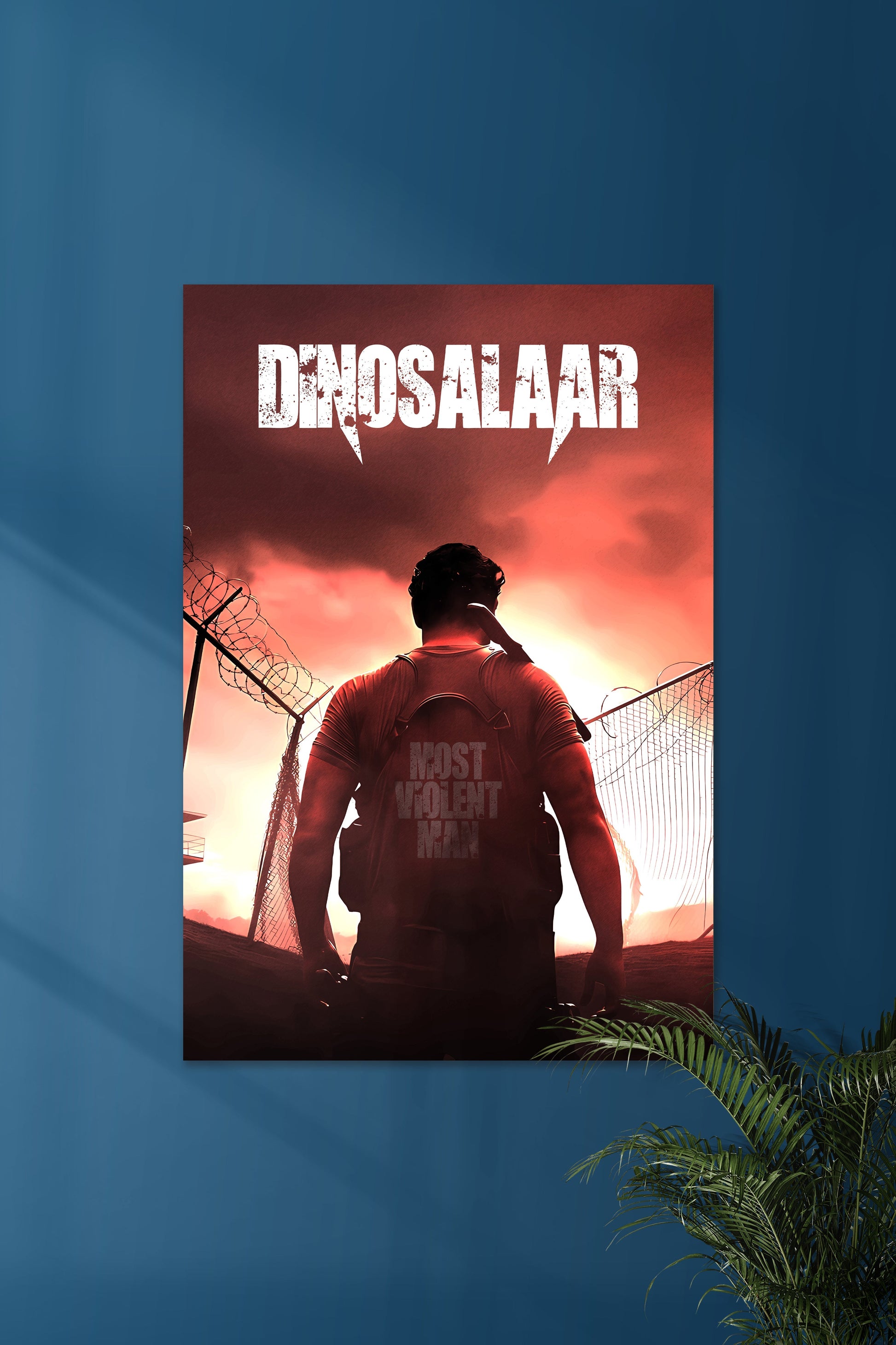 PRABHAS Indian Movie Poster | Muurdecoratie | DINOSALAAR | Wanddecoratie | Kunst | Posters en Visuele Kunst