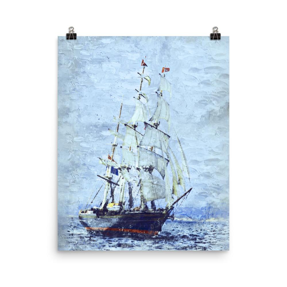 Ships of the North | Muurdecoratie Poster | Wanddecoratie | Maritieme Kunst | Posters en Schilderijen