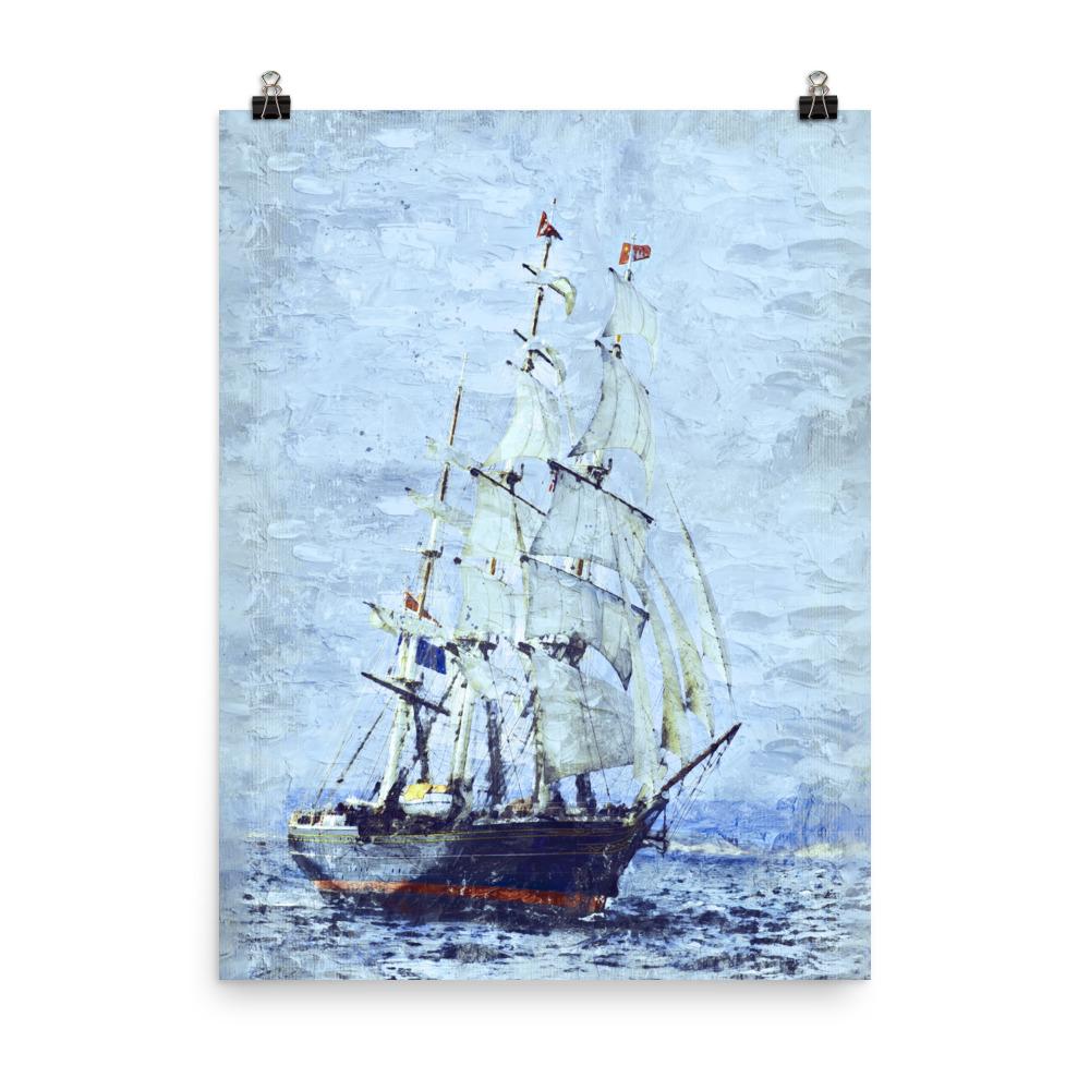 Ships of the North | Muurdecoratie Poster | Wanddecoratie | Maritieme Kunst | Posters en Schilderijen