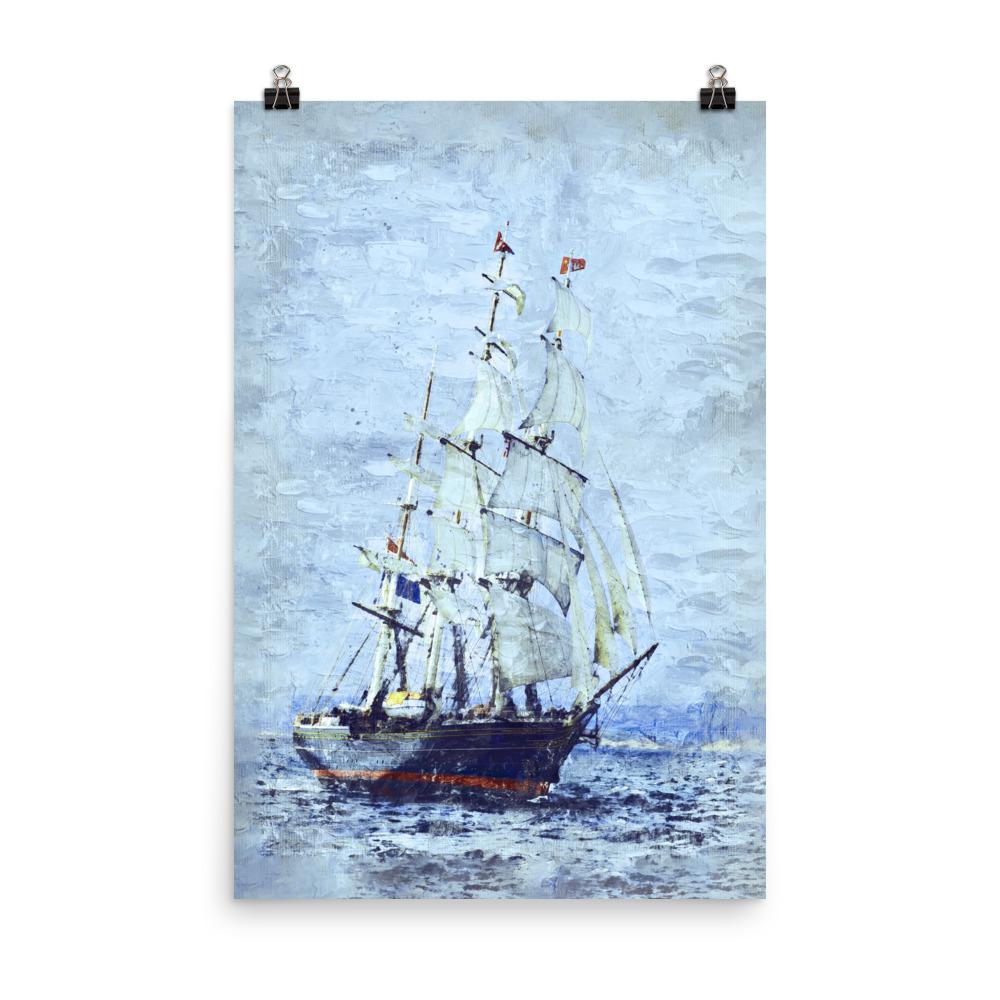 Ships of the North | Muurdecoratie Poster | Wanddecoratie | Maritieme Kunst | Posters en Schilderijen