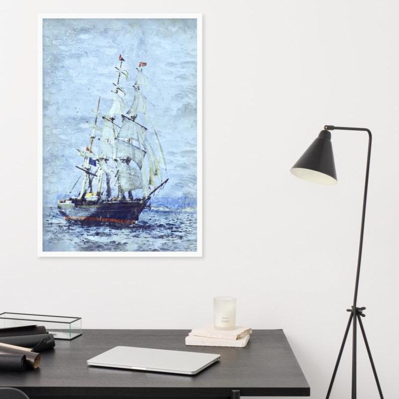 Ships of the North | Muurdecoratie Poster | Wanddecoratie | Maritieme Kunst | Posters en Schilderijen