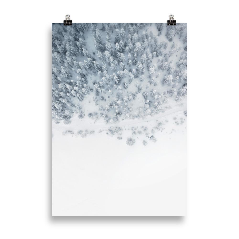 Winter Editions | Forest Entry Posters | Muurdecoratie voor thuis | Natuur Scène Wanddecoratie Kunst