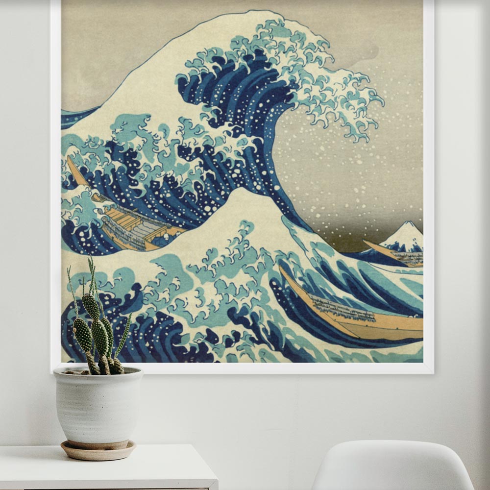 De grote golf van Kanagawa | Hokusai | Iconische Japanse Muurdecoratie | Wanddecoratie Poster Prent
