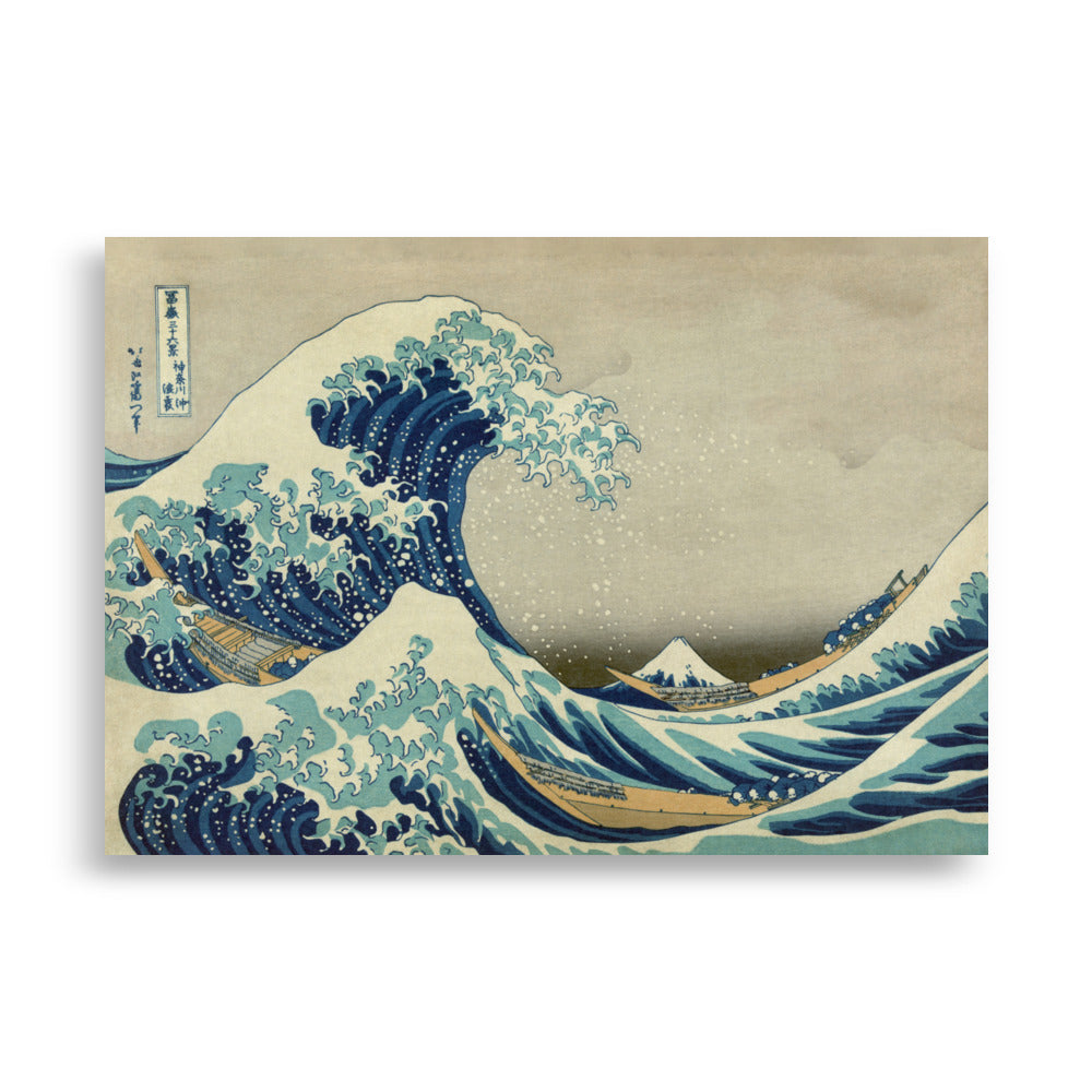 De grote golf van Kanagawa | Hokusai | Iconische Japanse Muurdecoratie | Wanddecoratie Poster Prent