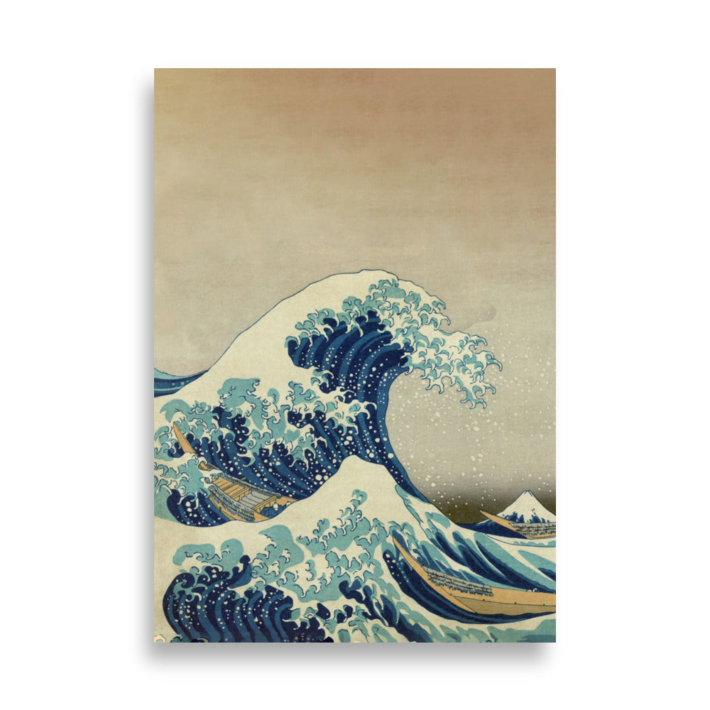 De grote golf van Kanagawa | Hokusai | Iconische Japanse Muurdecoratie | Wanddecoratie Poster Prent