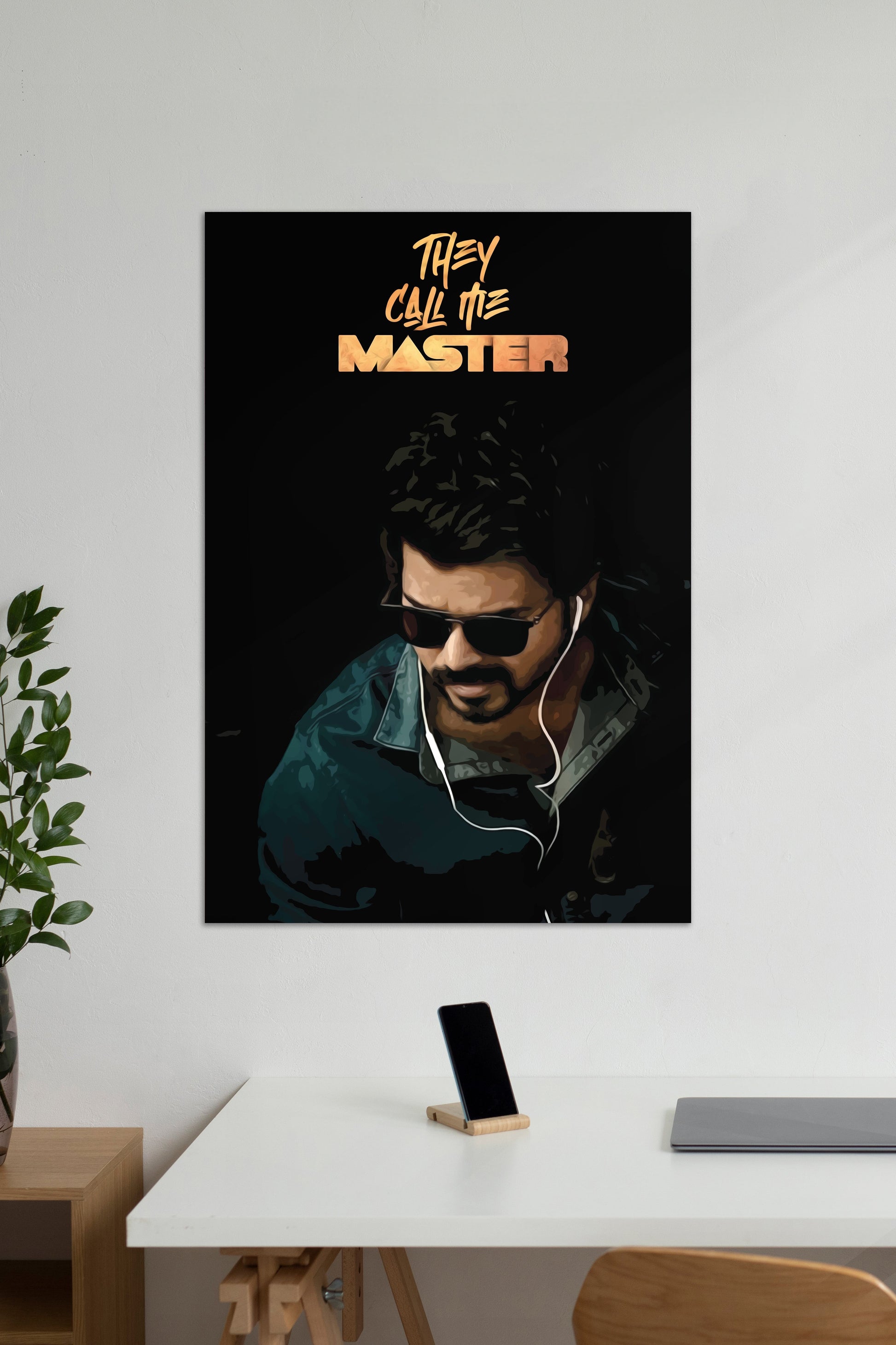 They Call Me MASTER X JD | Film Wanddecoratie Poster | Kollywood Muurdecoratie voor Thuis Kunst