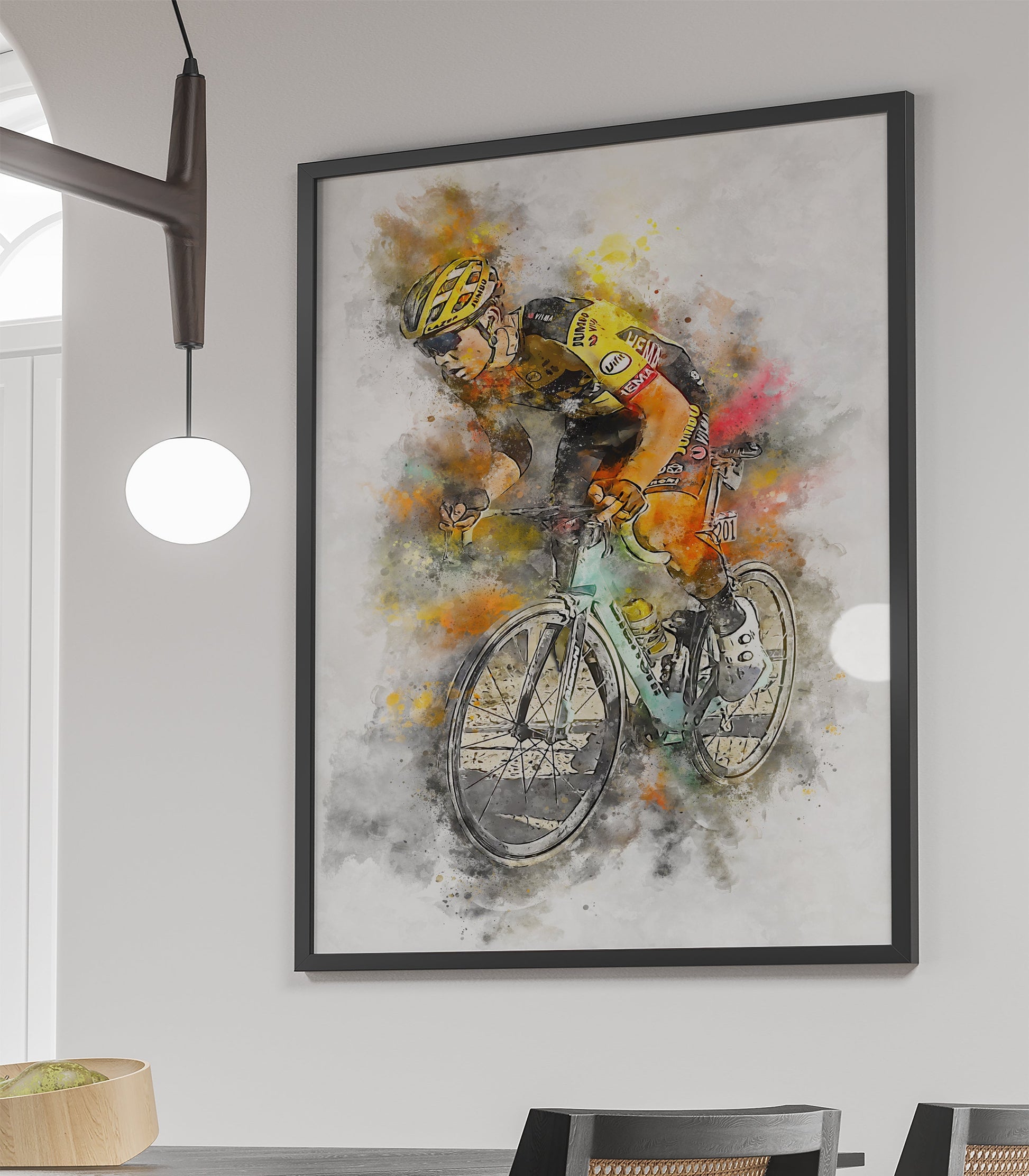 Van Aert Poster | Muurdecoratie | Wanddecoratie | Kunst voor Huis en Tuin | Unieke Prenten en Visuele Kunst