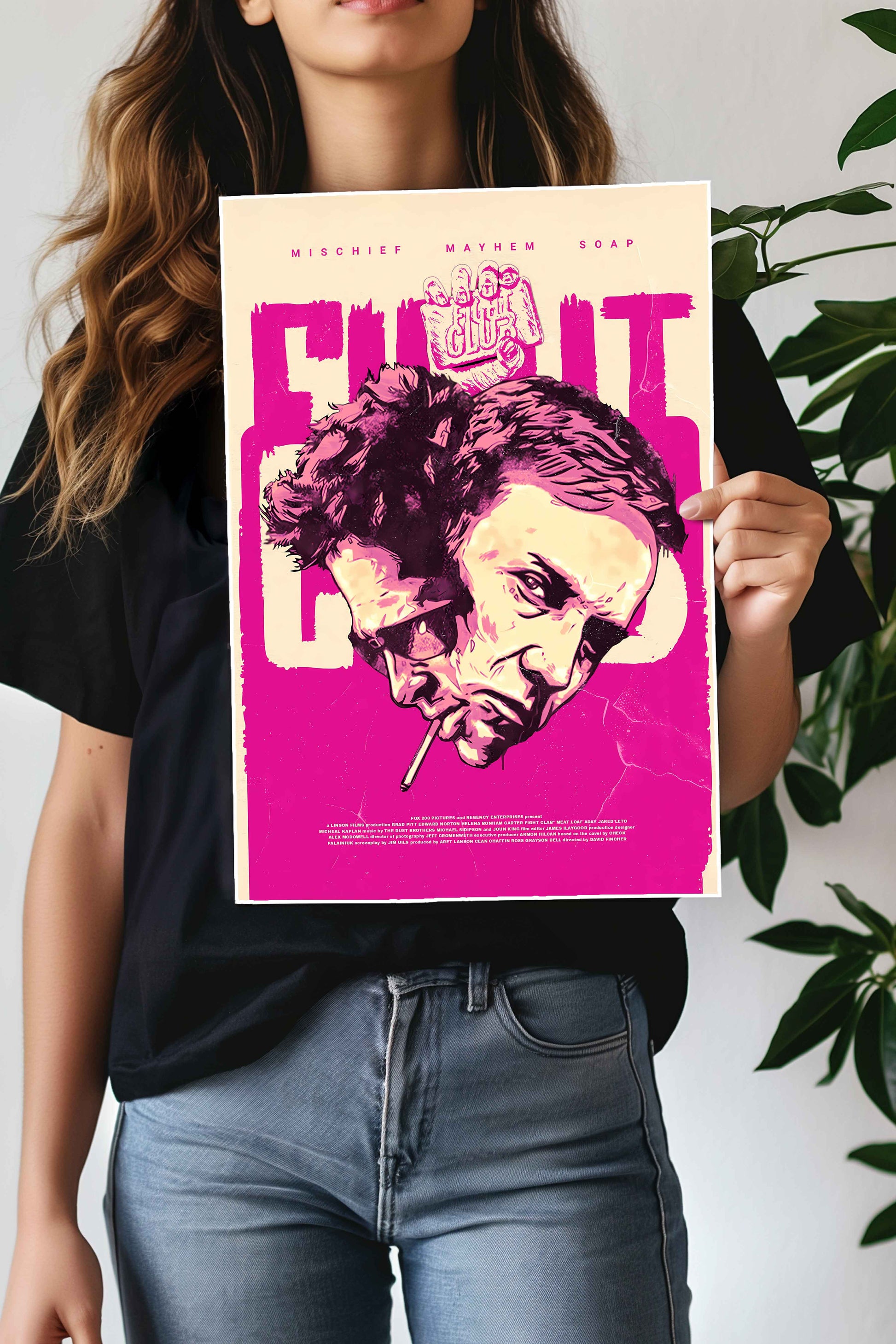 FIGHT CLUB #01 Movie Poster | Muurdecoratie | David Fincher Wanddecoratie | Posters en Kunst