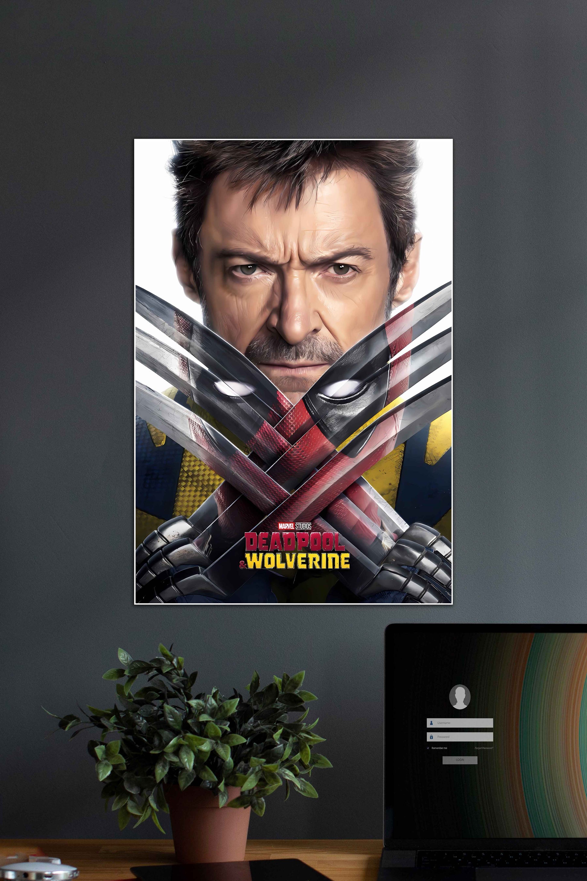 Wolverine x Hugh Jackman | Deadpool 3 | MCU | Film Posters | Muurdecoratie | Wanddecoratie
