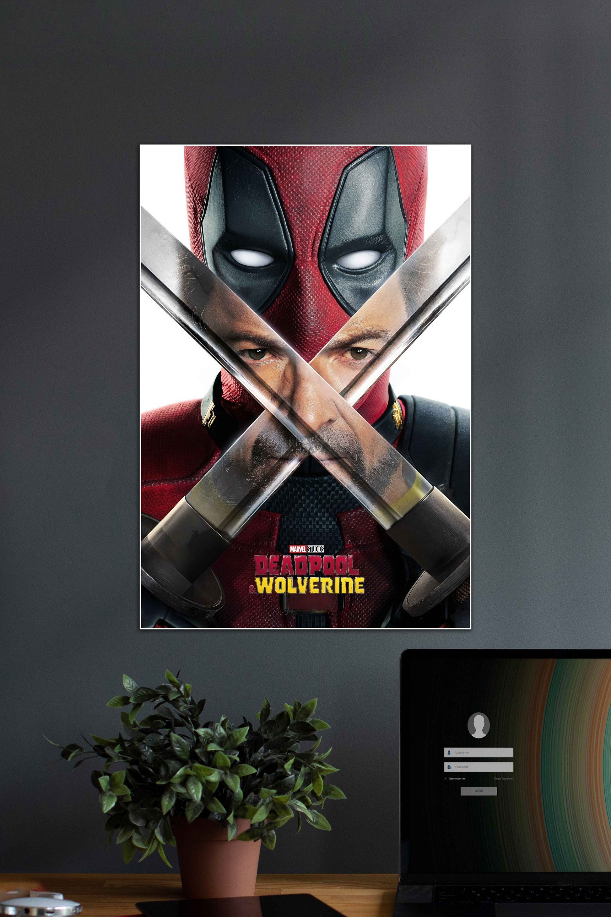 Deadpool x Ryan Reynolds | Deadpool 3 | MCU | Muurdecoratie | Wanddecoratie | Posters | Schilderijen