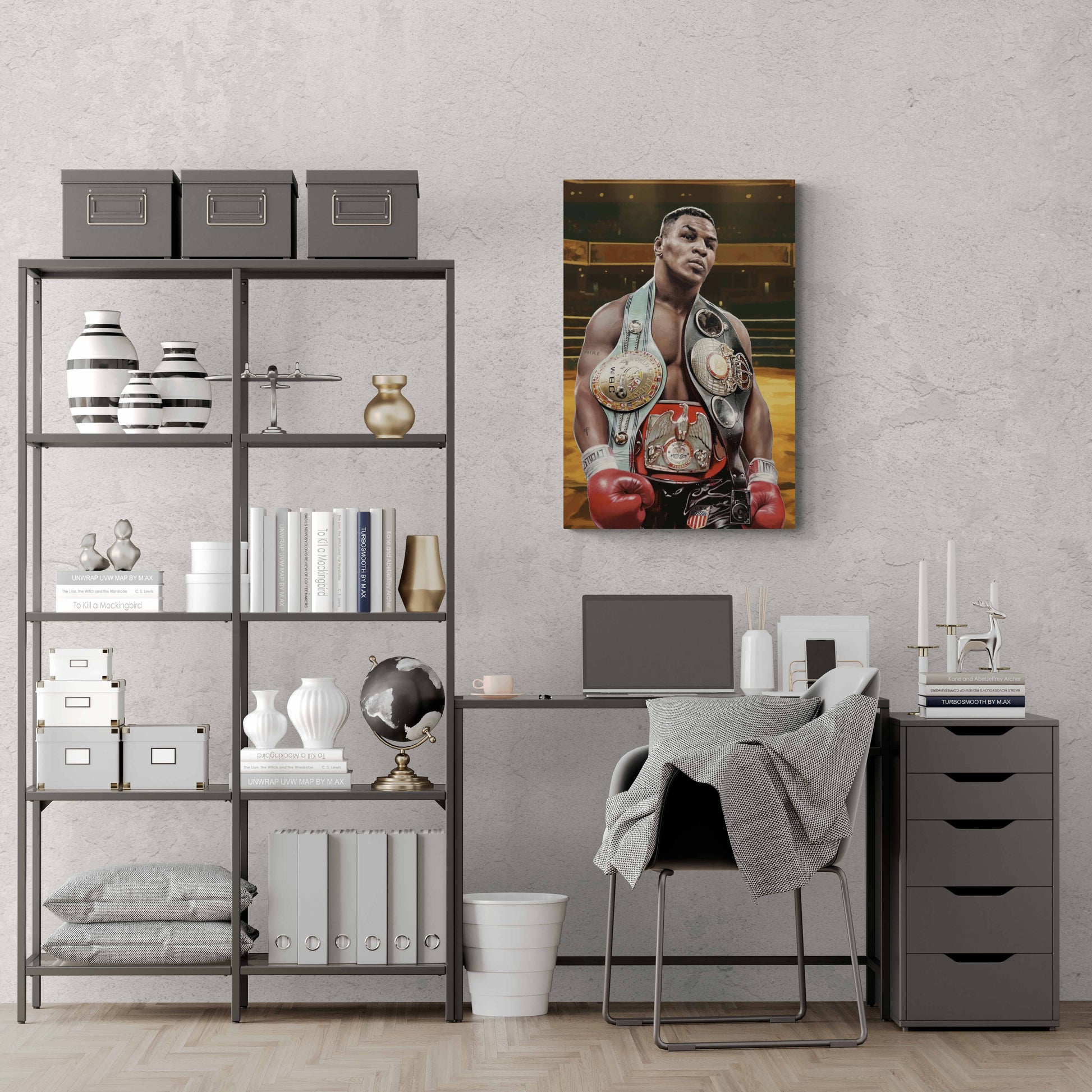 Mike Tyson | Muurdecoratie | Wanddecoratie | Posters | Canvas Kunst | Schilderijen | Huis en Tuin Decoratie