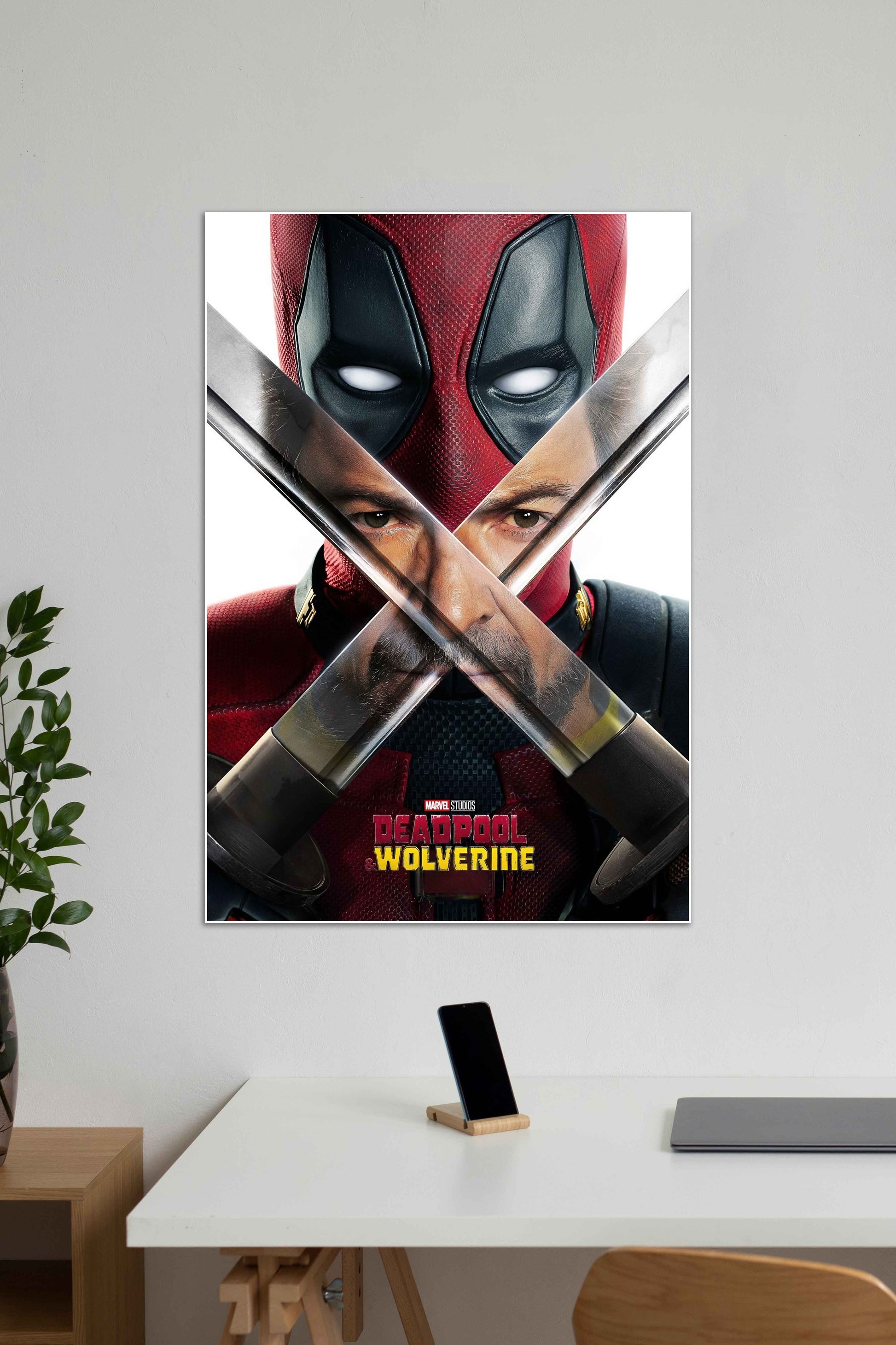 Deadpool x Ryan Reynolds | Deadpool 3 | MCU | Muurdecoratie | Wanddecoratie | Posters | Schilderijen